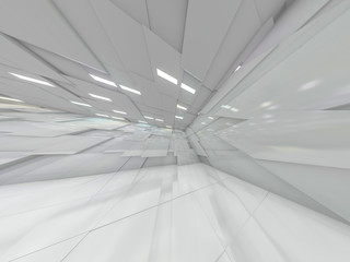 Abstract modern architecture background. 3D