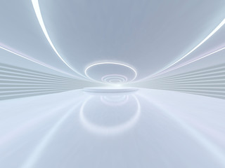 Abstract modern architecture background. 3D