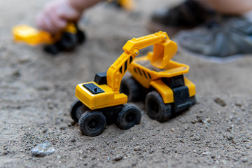 Yellow Dump Trucks