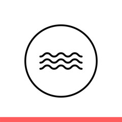 Wave vector icon