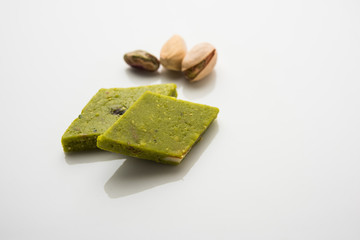 Pista Katli/Burfi/burfee or Pistachio cake 