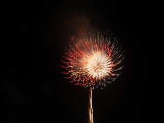 fireworks on sky