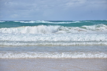 Waves of Pacific ocean