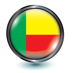 Fototapeta premium 3d-button-benin