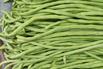 yardlong bean in the fresh market