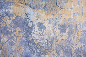 Crédence de cuisine en verre imprimé Vieux mur texturé sale Grunge wall texture background. Paint cracking off dark wall with rust underneath.