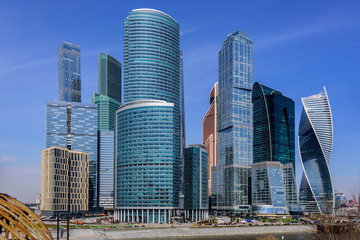 Obraz na płótnie Canvas Moscow Business Centre Moscow-City