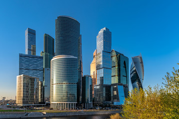 Fototapeta na wymiar Moscow Business Centre Moscow-City