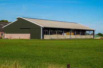 farming building in the rural countryside