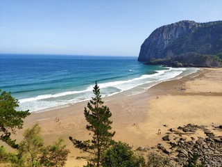 Urdaibai Bizkaia, Pais Vasco, Mundaka, Playa de Laga