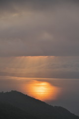 屈斜路湖の夜明け