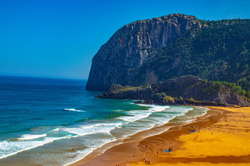 Urdaibai Bizkaia, Pais Vasco, Mundaka, Playa de Laga
