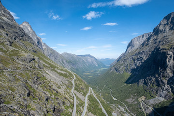 mountain road in Norway