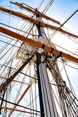 Fototapeta premium Tall Mast Sailing Ship