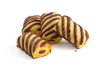 Striped Shortbread Cookies