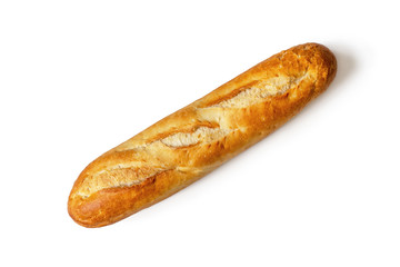 Mini baguette isolated on white