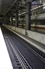 Fototapeta premium Tram rails iron