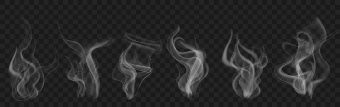 Premium Photo  Close up of steam smoke on black background. white hot  curly steam smoke isolated on black background, close-up. create mystical  halloween photos. abstract background, design element