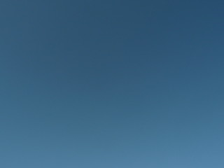 The sky is beautiful blue without a single cloud.