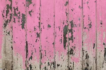 Vintage wood background - weathered wooden painted planks