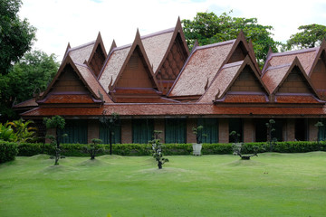 A group of Thai traditional houses