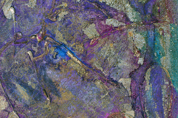 background with metal oxidation effect. blending shades of purple and silver