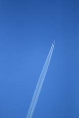 airplane in the sky