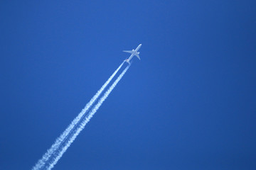 airplane in the sky