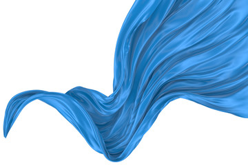 Abstract background of colored wavy silk or satin.