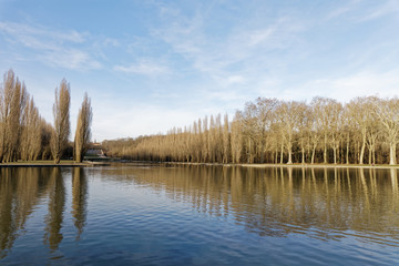 Sceaux, Paris Region, France - Canal of Sceaux park