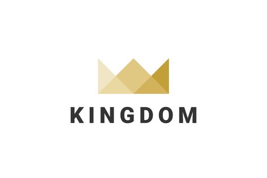 Vintage Crown Logo Royal King Queen abstract Logo design vector template