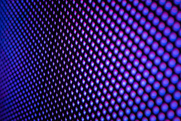 CloseUp LED blurred screen. LED soft focus background. abstract background ideal for design.