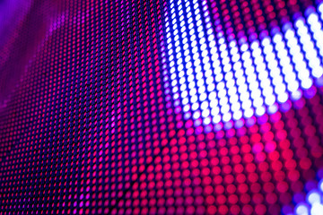 CloseUp LED blurred screen. LED soft focus background. abstract background ideal for design.