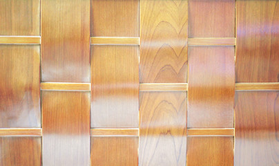Wood in interlace  patterns  texture for background