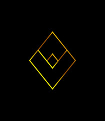 logo templates in the form of simple shapes and designs, triangles and lines