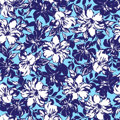 Seamless pattern of a flower impressive beautifully,