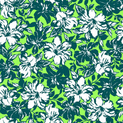 Seamless pattern of a flower impressive beautifully,