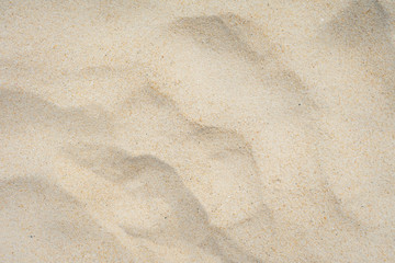 Close up Beach Sand Texture On The Beach In The Summer Sun  As Background.