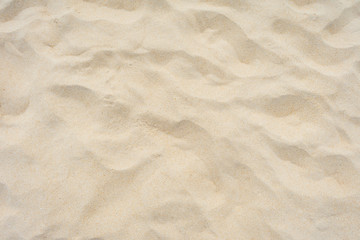 Fototapeta na wymiar Close up Beach Sand Texture On The Beach In The Summer Sun As Background.