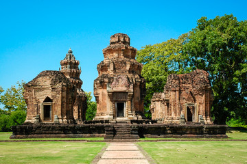 Naklejka premium Prasat Sikhoraphum is a Khmer temple located in Thailand, between the cities of Surin and Sisaket.