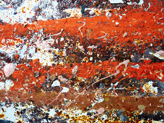 Iron metal colorful surface rust background