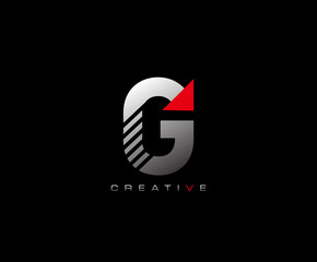 Creative Modern Letter G logo, Techno G Letter Logo Icon.