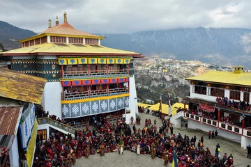 Papier Peint photo autocollant Himalaya Tawang - Torgya Festival.