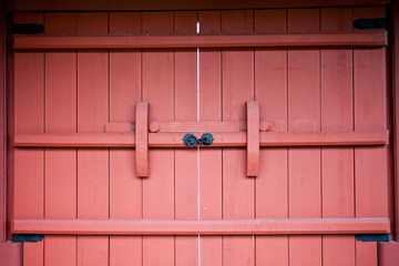 Korean traditional door.