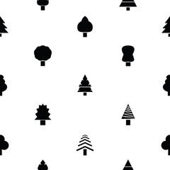 tree seamless pattern background icon.