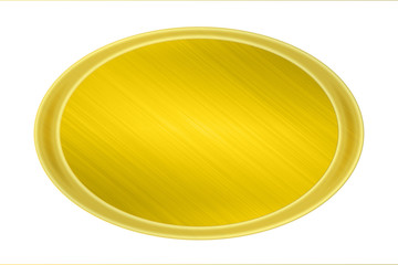 gold circle plate texture