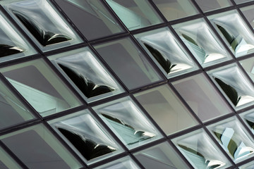 Bubbled Double Curve Convex Glass Windows.
