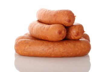 sausage isolated on white background