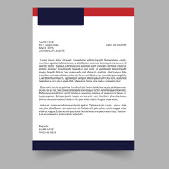 Modern And Clean Letterhead Design Template Business Style Professional Template Design Creative Business Letterhead Design Template for your business
