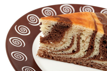 piece of chocolate cake